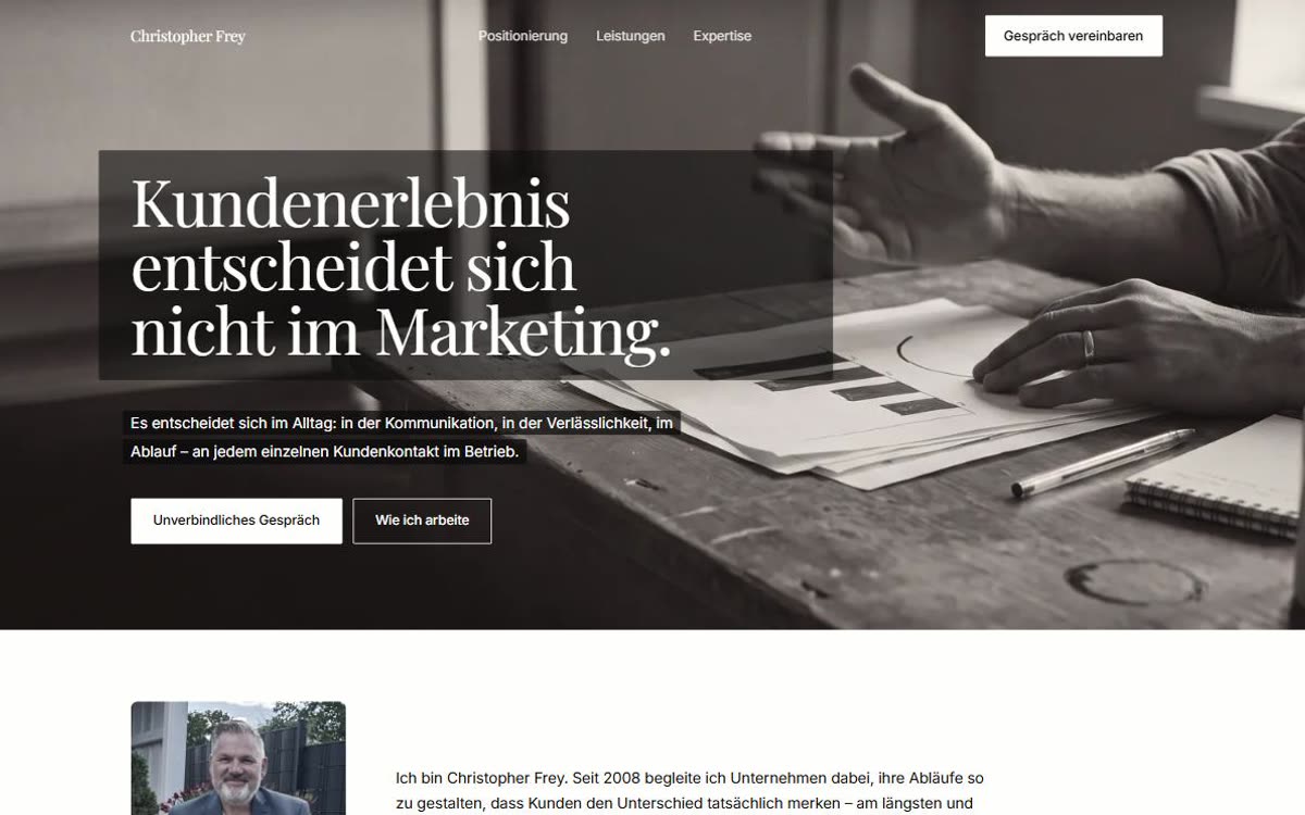 Website-Referenz: frey-consult.de